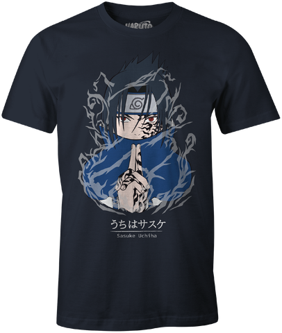 T-shirt Homme -  Naruto - Sasuke - Taille Xl